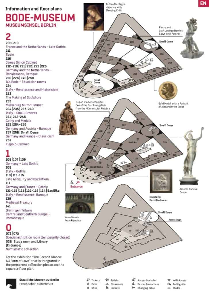 Floor plan of Bode Museum