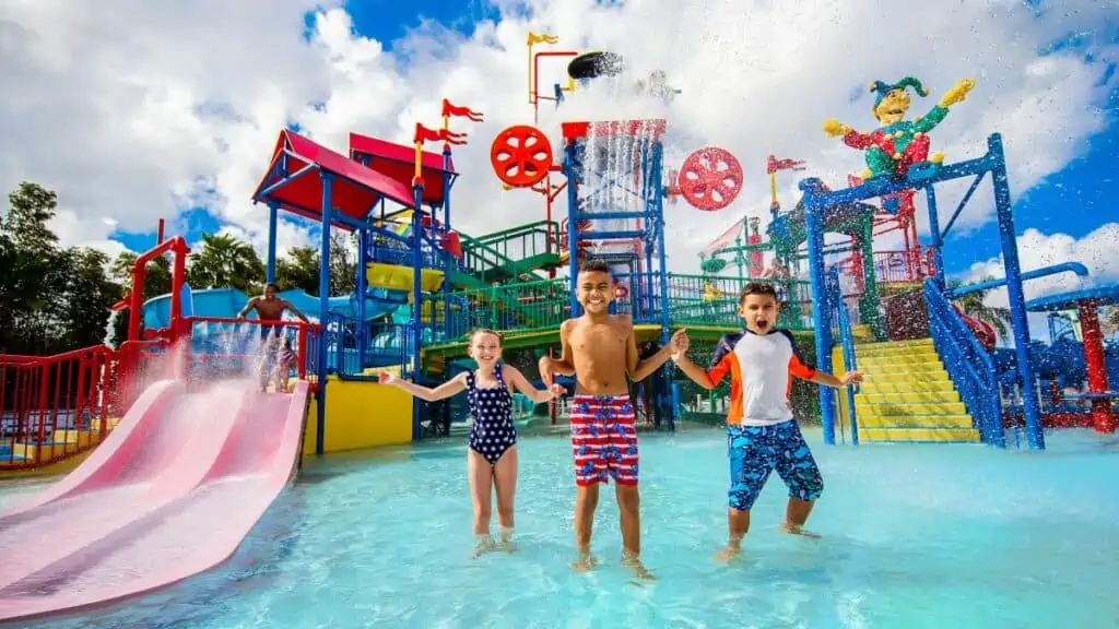 Kids enjoy Legoland Florida Water Park