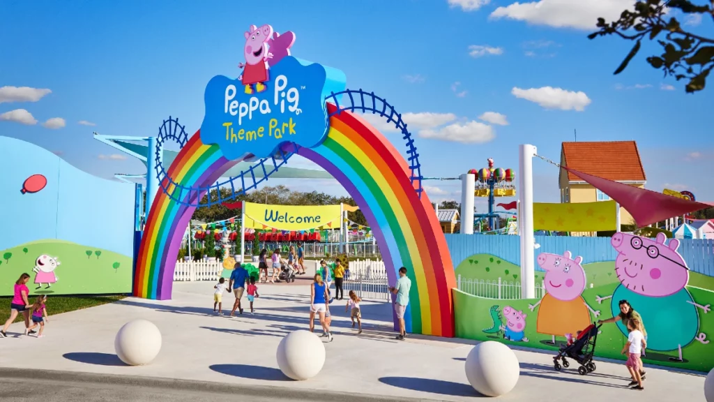 Entrance of Peppa Pig Theme Park in Florida