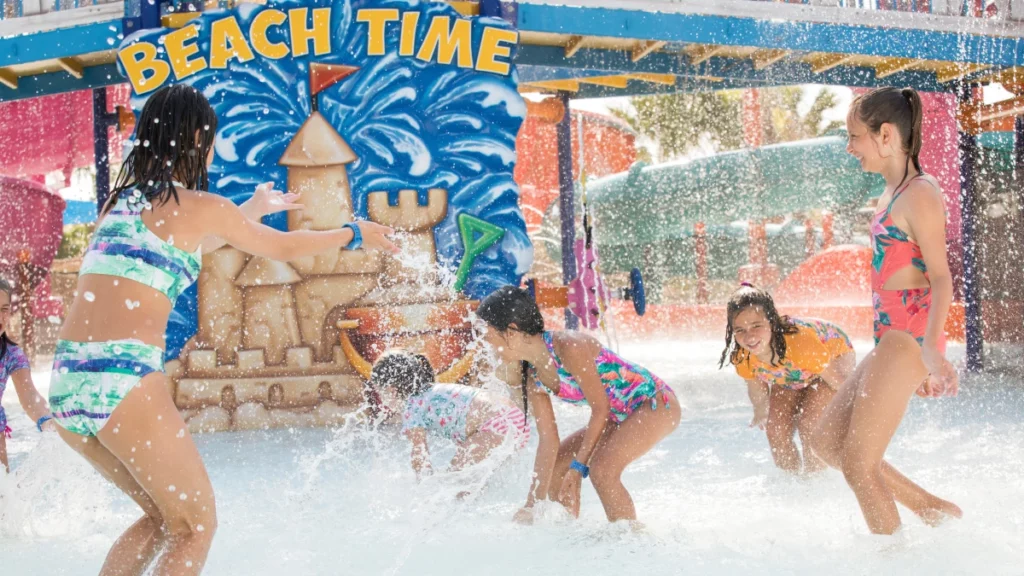 Kids at Island H2O Water Park