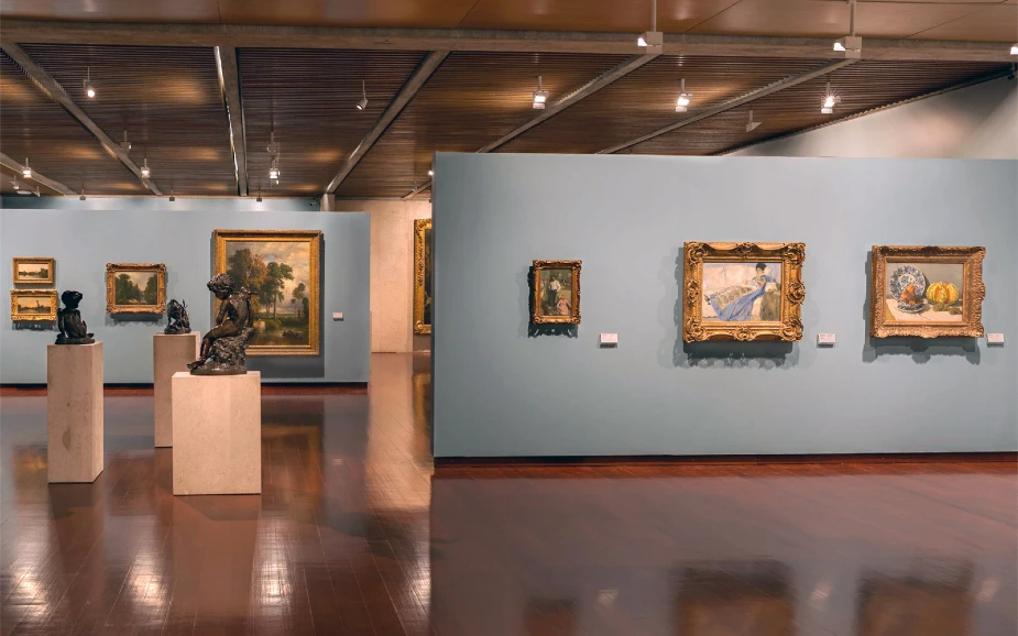 Exhibits at Calouste Gulbenkian Museum