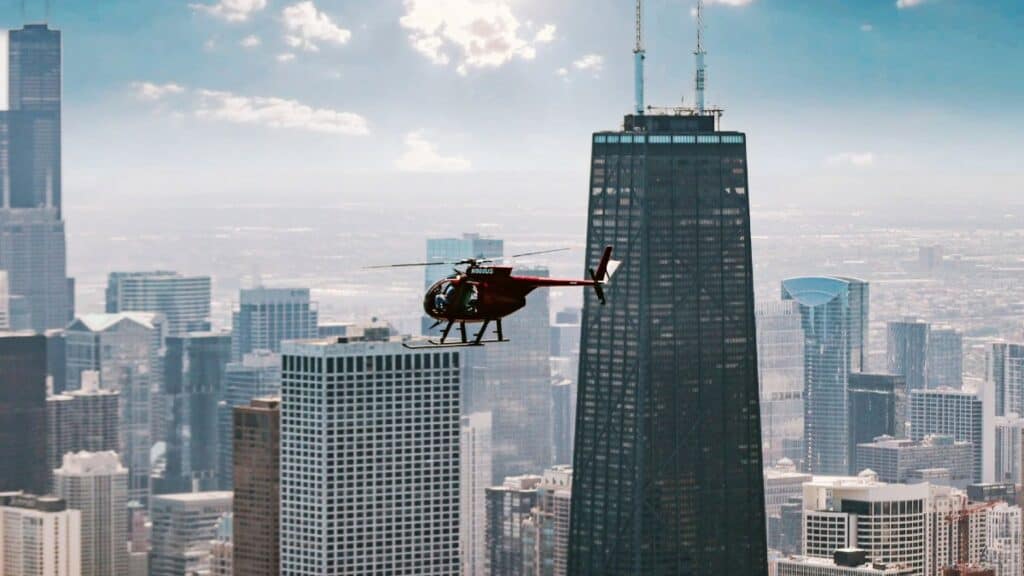 Helicopter tour Chicago