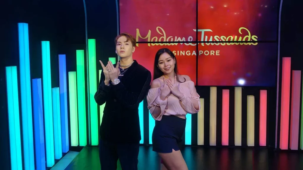 Jackson Wang at Singapore Madame Tussauds