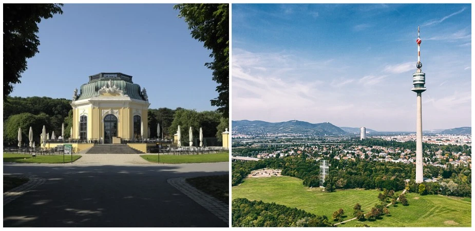 Danube Tower & Tiergarten Schönbrunn