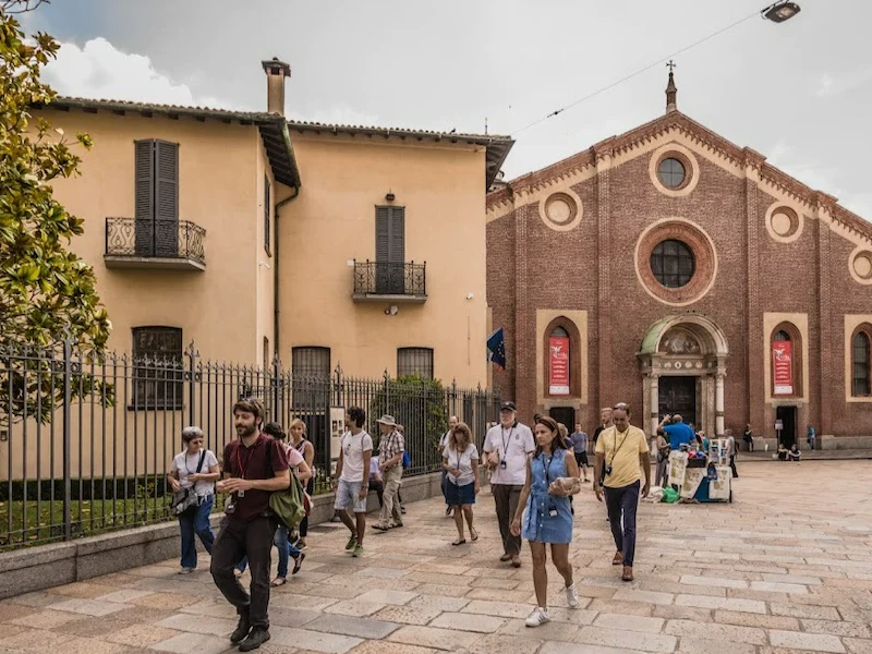 Walking Tour, Sforza Castle, and The Last Supper