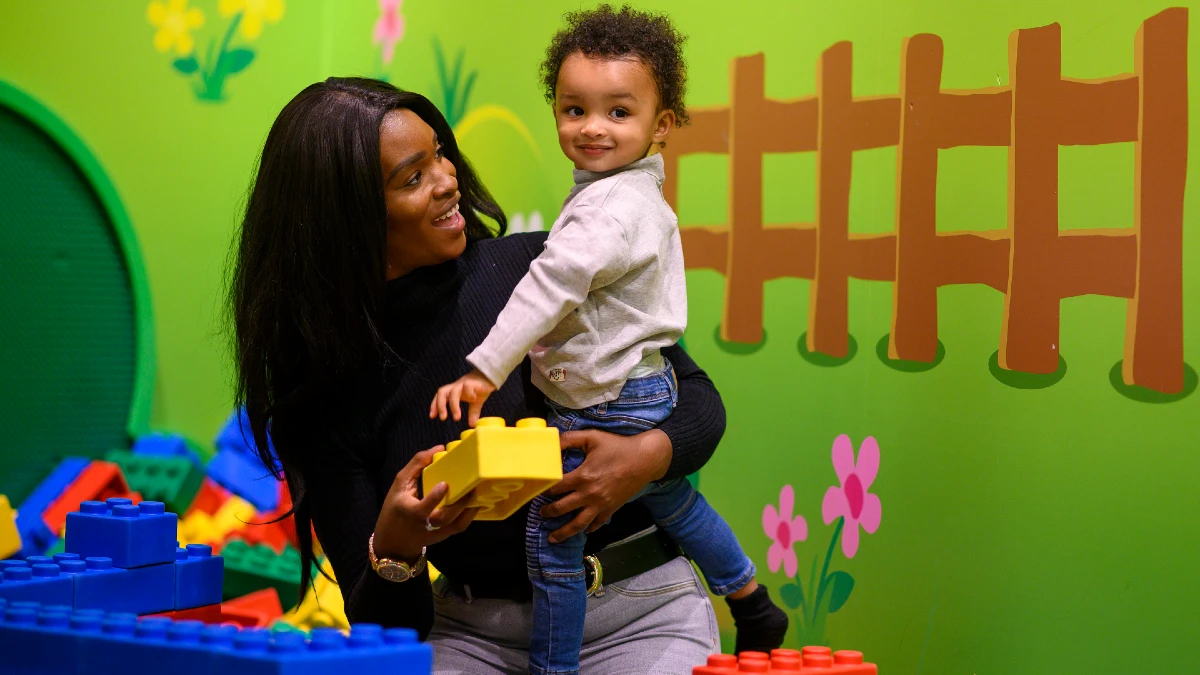 Toddler at Legoland Discovery Center Istanbul