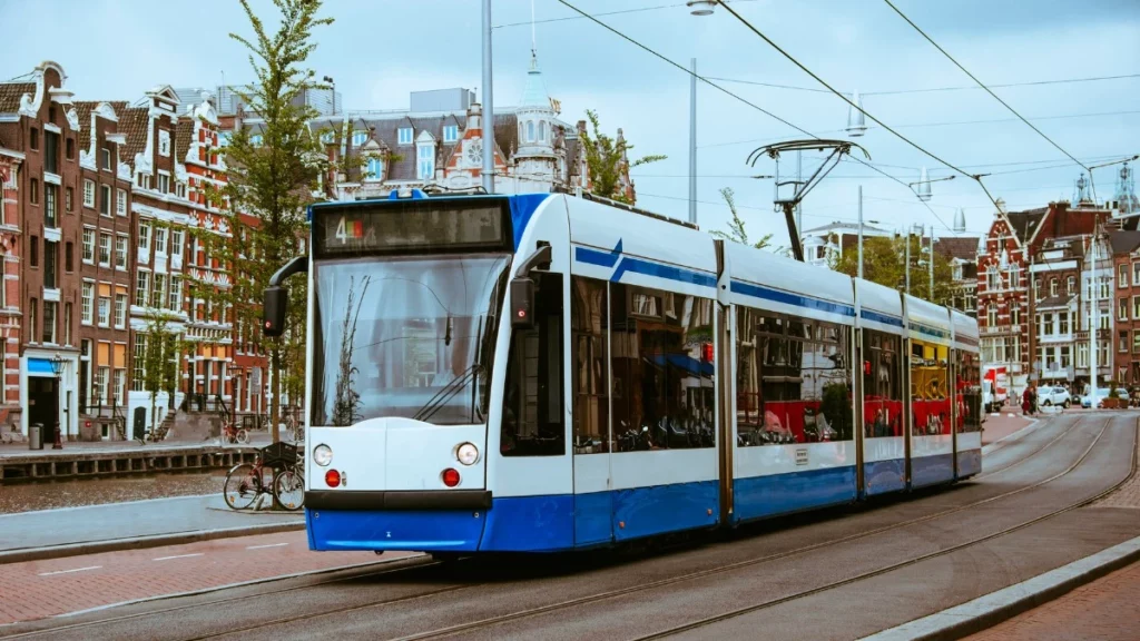 GVB Tram in Amsterdam