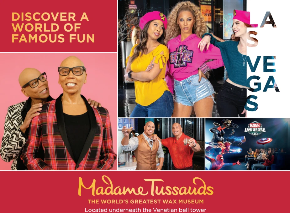 Wax figures at Madame Tussauds Las Vegas