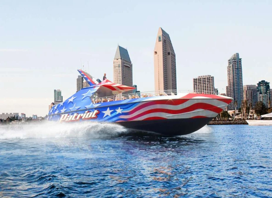 San Diego Patriot Jet Boat Thrill Ride