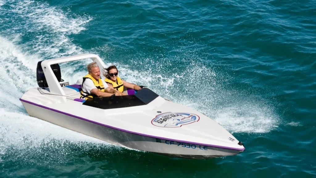 Speedboat in San Diego