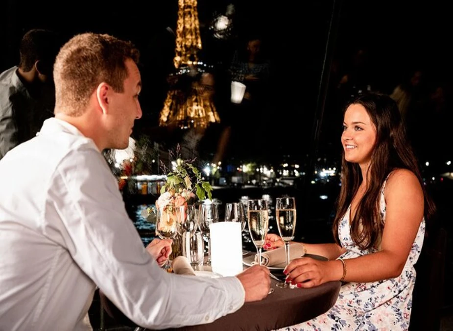 Evening Cruise with Dinner on River Seine