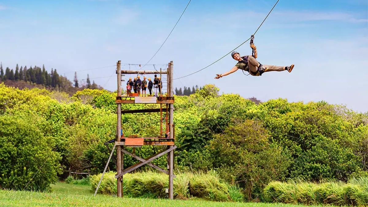 Northshore Zipline in Maui