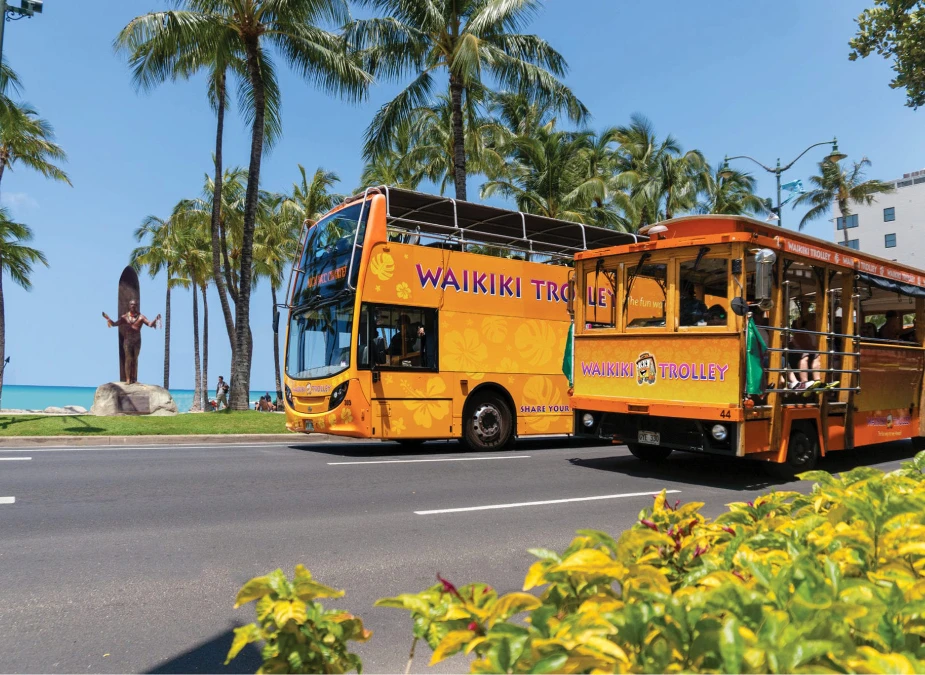 Waikiki Trolley Hop-On Hop-Off Tour tickets