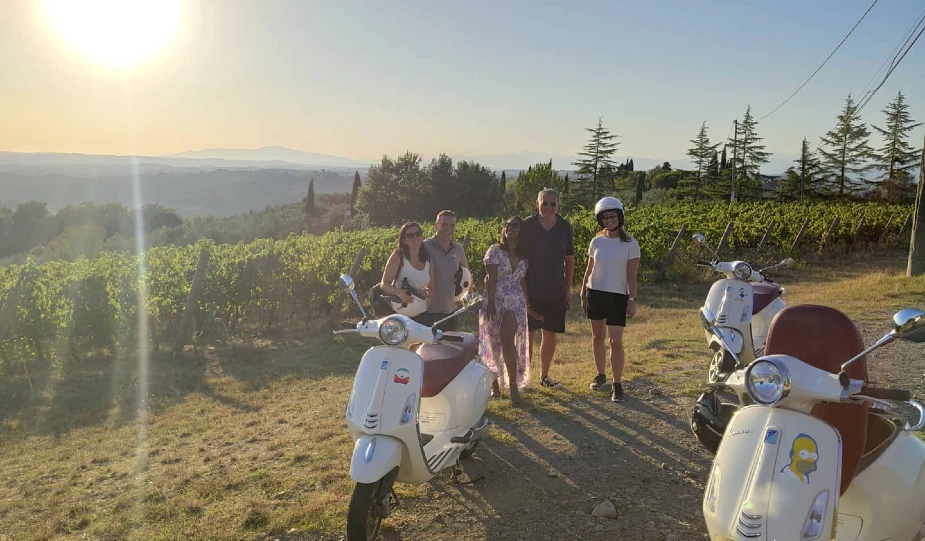 Chianti Wine Region by Vespa