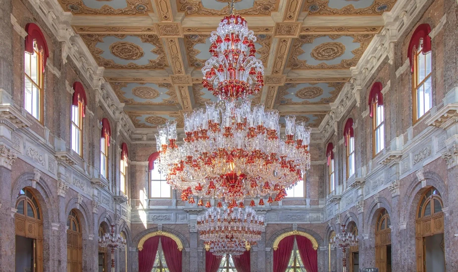 Chandelier at Dolmabahçe Palace