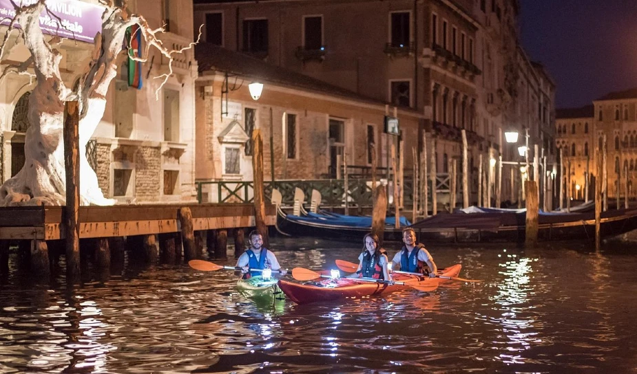 Night kayak tour