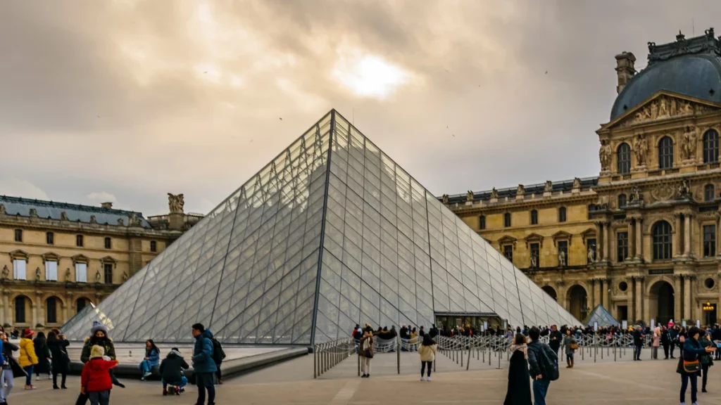 Louvre museum exterior