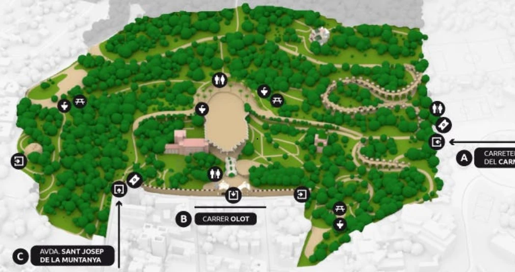 Park Guell 3 Entrances