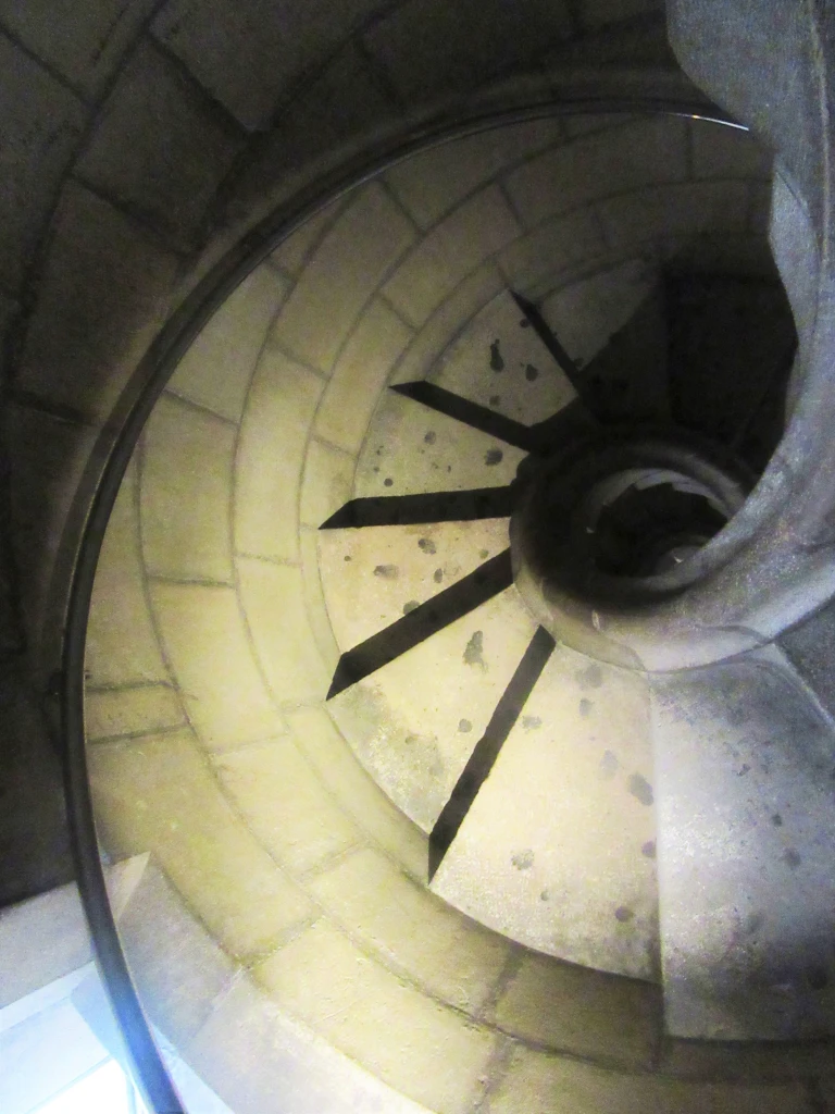 Stairs of Sagrada Familia Passion tower