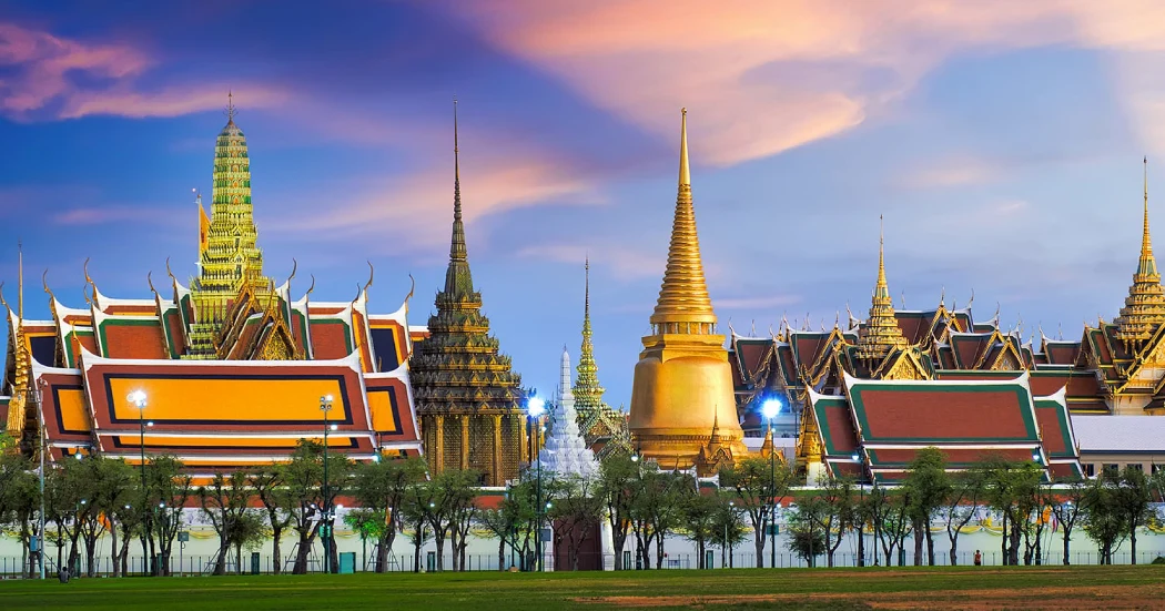 View of Bangkok Grand Palace