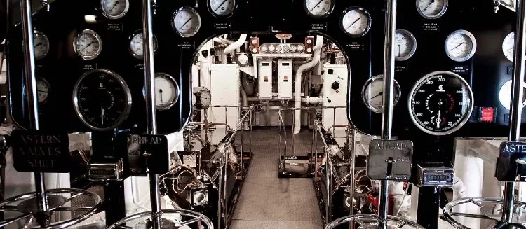 Engine Room at Royal Yacht Britannia