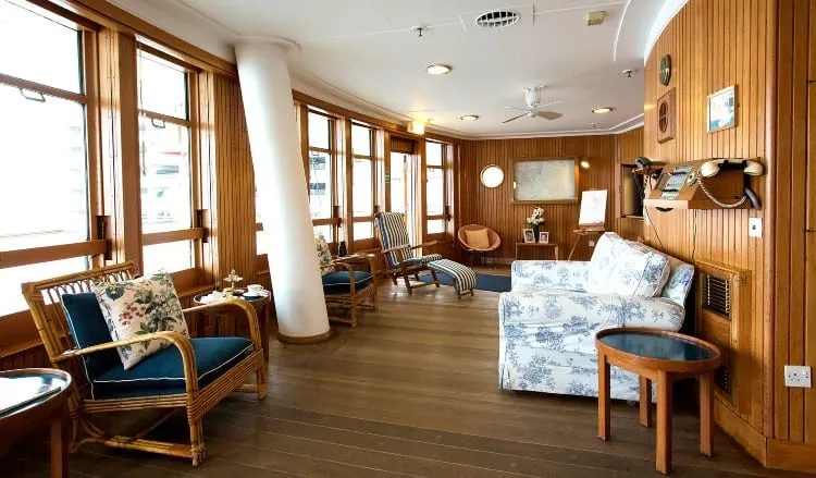 Sun Lounge at Royal Yacht Britannia